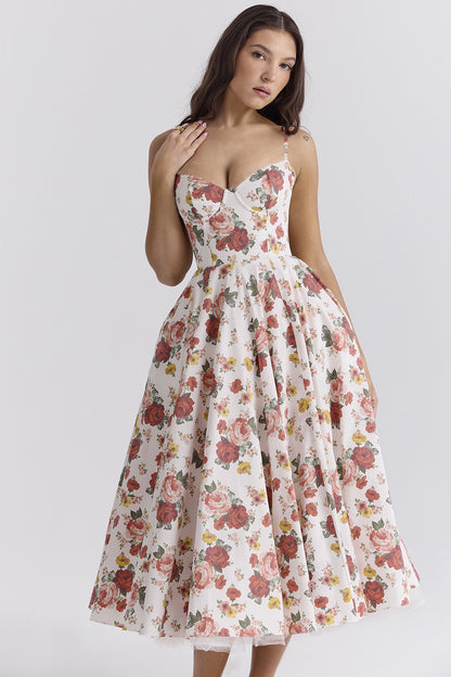 Robe de bal bustier en tulle à double épaisseur