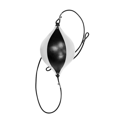 Sac de frappe en cuir PU, sac de frappe en forme de poire, sac de vitesse gonflable, balles de vitesse d'entraînement à double extrémité pour les réflexes