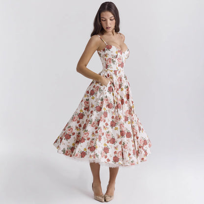 Robe de bal bustier en tulle à double épaisseur